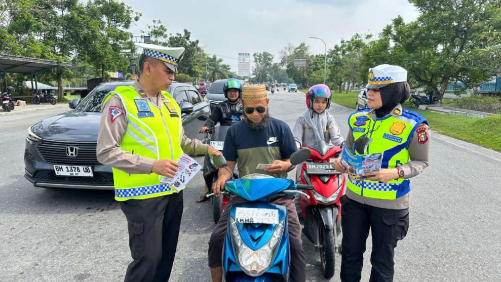 Pritttt....SIM Mati! Razia Ops Lancang Kuning 2024 Polisi Tilang Polisi