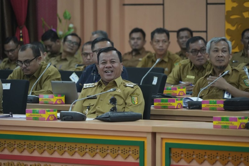 Hadiri Rakor Ranperda RTRW Bersama DPRD Riau, Suhardiman Minta Usulan Kuansing Diakomodir Pemprov Riau