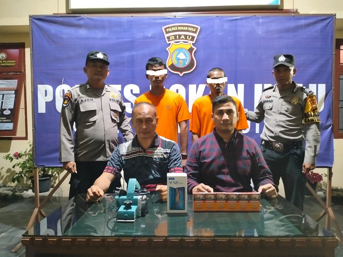 Polsek Tambusai Utara Amankan Dua Pelaku Kasus Curat