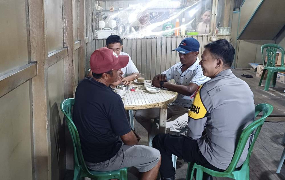 Sambangi Desa Panglima Raja, Polsek Concong Ajak Masyarakat Sukseskan Pilkada 2024