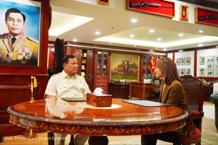 Tiba-tiba Prabowo dan Najwa Shihab Ketemu Empat Mata, Ada Apa? 