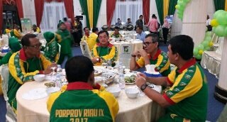 Bupati H.Mursini dan Wabup H.Halim Hadiri Pembukaan Pekan Olahraga Provinsi Riau