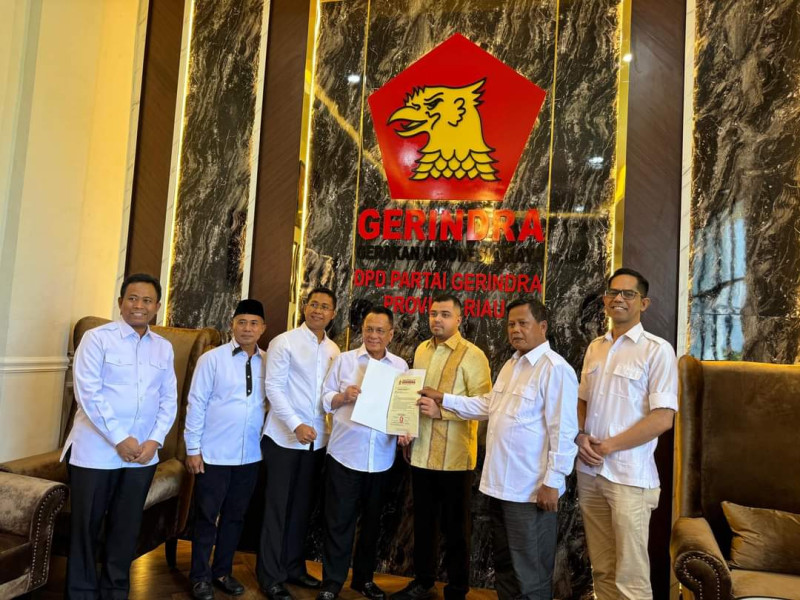 Kian Melaju di Pilkada Rohil, Bistamam dan Jhony Charles Kembali Terima Dukungan dari Gerindra