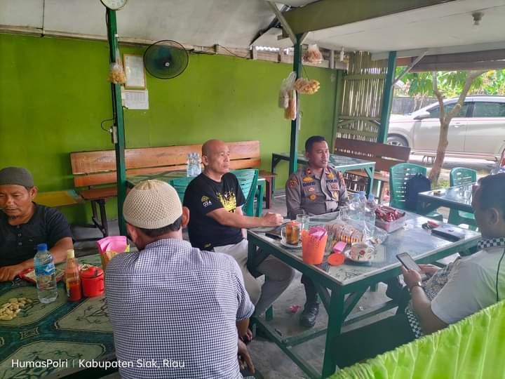 Polsek Kandis Temui Ketua PKDP Ciptakan Pilkada Damai 2024