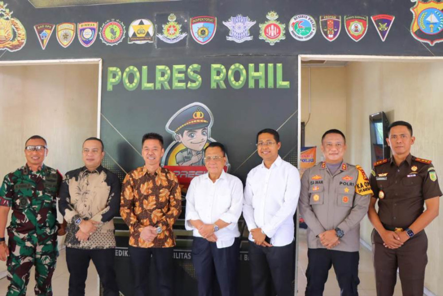 Pilkada Damai, Kapolres Rohil Gelar Silaturahmi Bersama Para Paslon Bupati dan Wakil Bupati Rohil
