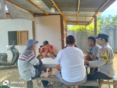 Polsek Kepenuhan Sambangi Masyarakat Ciptakan Kamtibmas dan Pilkada Damai 2024