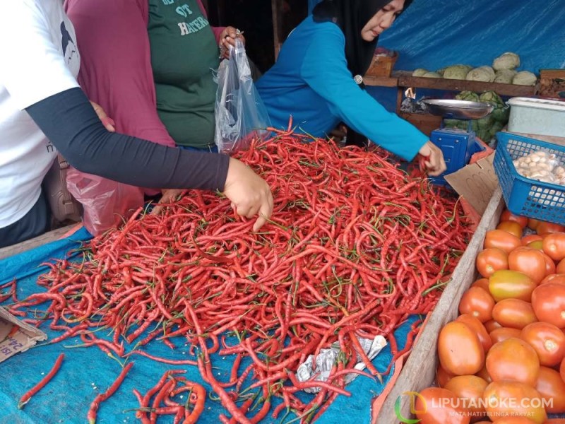 Pasokan Terganggu Bencana Alam, Harga Cabai di Pekanbaru Melambung