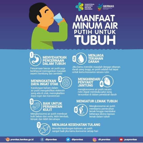 Kadinkes Inhil Ingatkan Masyarakat Konsumsi Air Putih yang Cukup Setiap Hari