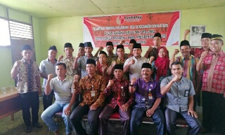 Panwaslu Kecamatan Sentajo Raya Lantik 15 Panwaslu Kelurahan/Desa