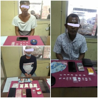 3 Pengedar Shabu Berhasil Diringkus Sat Narkoba Polres Kuansing