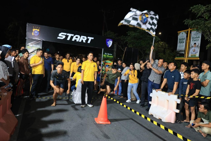 Tumpah Ruah, Go Sprint Go Green Seri IV Semarakkan Malam Ramadan di Pekanbaru