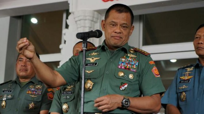 Panglima TNI Jenderal Gatot Nurmantyo: Saya Kecewa 