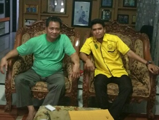 Terima Mandat FJMR Inhil, Defri Andi Sambangi Ketua LAMR