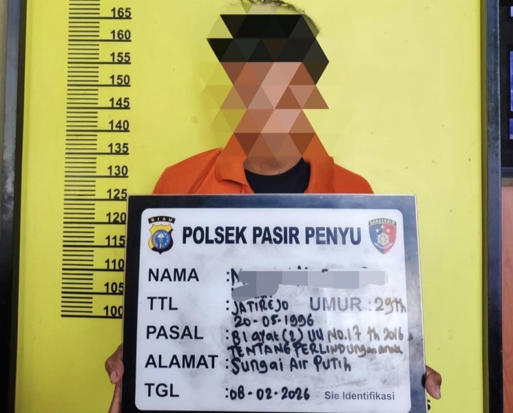 Hamili Gadis Dibawah Umur, Pelaku Berhasil Ditangkap di Kampar