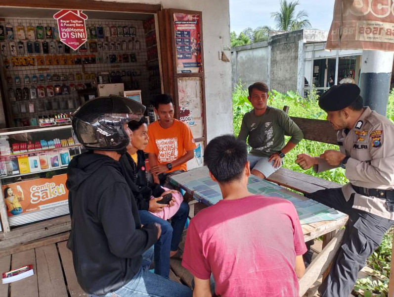 Personil Polsek Tempuling Gelar Cooling System, Edukasi Pasca Pilkada