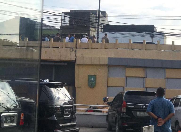 Beredar Luas di WAG Fly Over Sudirman Retak, Ini Penjelasan Dinas PUPR PKPP Riau