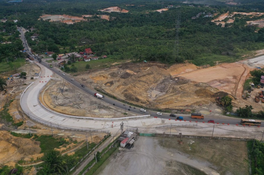 Proyek Jembatan Overpass Tol Lingkar Pekanbaru Segera Dibangun, Arus Lalin Simpang Palas Akan Dialihkan