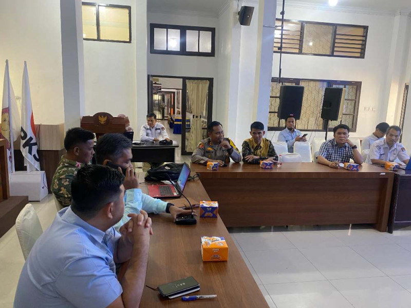 Rapat Koordinasi Tahapan Kampanye Pilkada di Kuansing, Ini Hal yang Dibahas