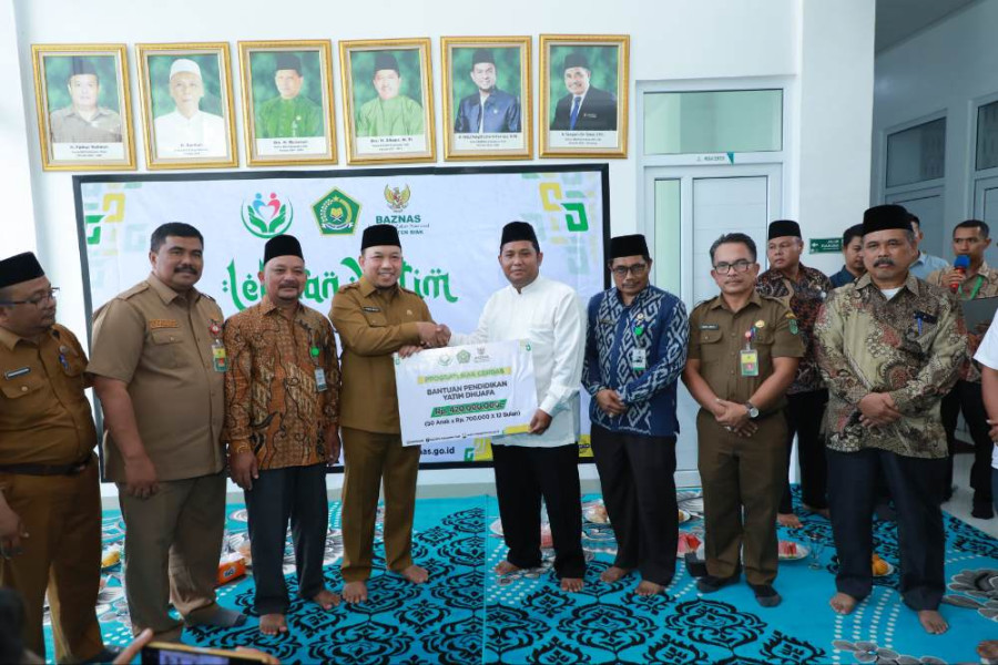 10 Muharram Baznas Kabupaten Siak Gelar Lebaran Yatim