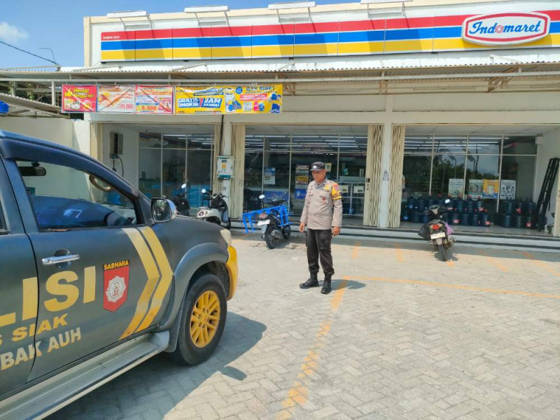 Ciptakan Kondusifitas Kamtibmas, Polsek Sabak Auh Siak Tingkatkan Patroli Jelang Pergantian Tahun