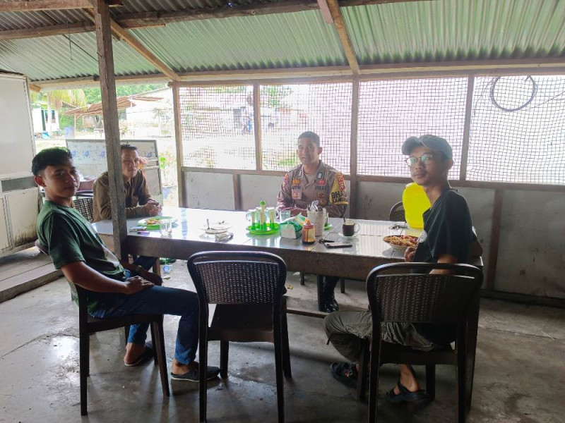 Polsek Sungai Apit Laksanakan Sambang Warga untuk Jaga Kondusivitas Pasca Pilkada