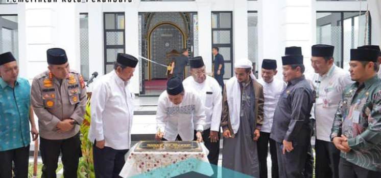 Resmikan Masjid Ar-Rahim, Gubri Syamsuar Harapkan Syiarkan Zakat