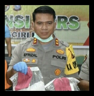 Kapolres Inhu Saat Dijabat AKBP Efrizal, 319 Tersangka Narkoba Digiring ke Tahanan