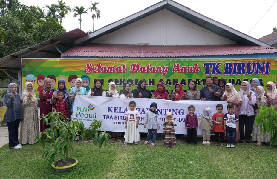 Diikuti Orangtua dan Pengasuh TPA Biruni, PLN Nusantara Power UP Tenayan Lakukan Pelatihan Parenting