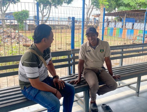 Jelang Pilkada 2024, Polisi Sampaikan Pesan Pilkada Damai di Pelabuhan Pelindo Tembilahan