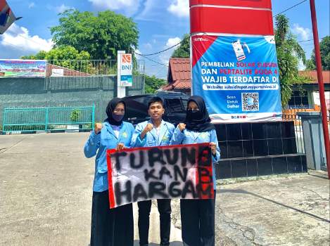 BBM Meroket Inflasi Tinggi, Mahasiswa UR Dukung Program  Gubri Syamsuar Tanam Cabai 