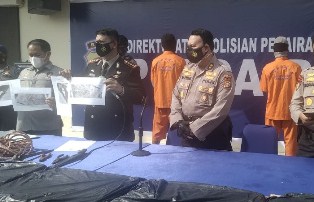 Jajaran Polda Riau Gagalkan Aksi Perompak, Dua Ditangkap, Enam Masih Buron 