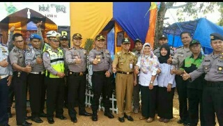 Bupati H.Mursini Bersama Kapolres Kuansing Tinjau Pos Pengamanan Ramadniya Siak 2017