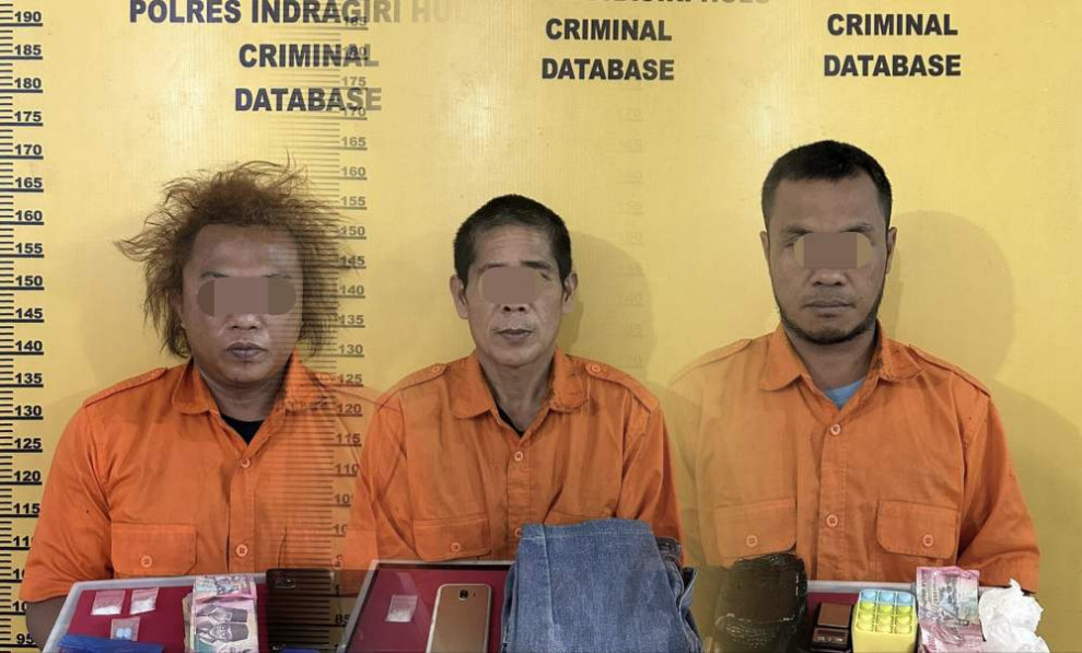 Termakan Pancingan, Hendrik Satpol Cs Diringkus Polisi di Pematang Reba Inhu