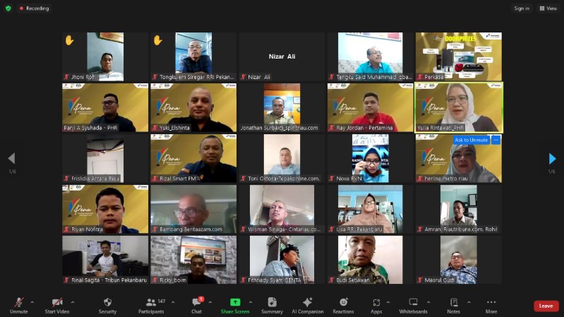 PHR Kembali Gelar Lomba Karya Jurnalistik PENA untuk Wartawan Riau