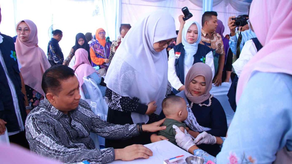 Melesat! Pekanbaru Teratas se-Provinsi Riau Soal Capaian Imunisasi