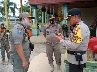 Pelanggar Prokes Covid di Inhu Disanksi Kurungan Badan dan Denda