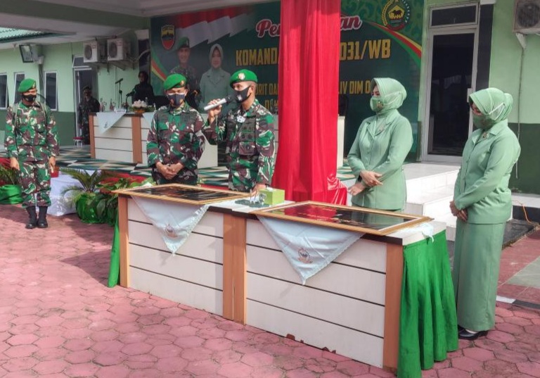 Danrem 031/WB Minta Prajurit Kodim 0314/Inhil Jaga Nama Baik Satuan dan Keluarga