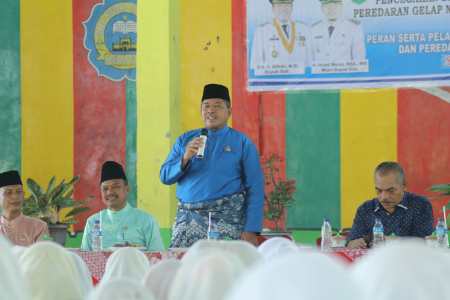 Buka Sosialisasi P4GN, Bupati Siak Alfedri Terus Ingatkan Pelajar Bahaya Narkoba