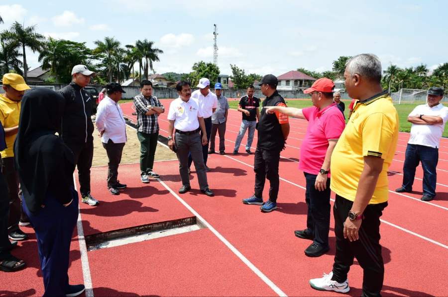 Progres Perbaikan Lintasan Atletik Terus Digesa, PB Porwil Pastikan Venue Bisa Digunakan