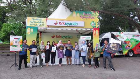 BRK Syariah Ikut Meriahkan Riau Halal Fair 2023 di Masjid Raya An Nur Pekanbaru