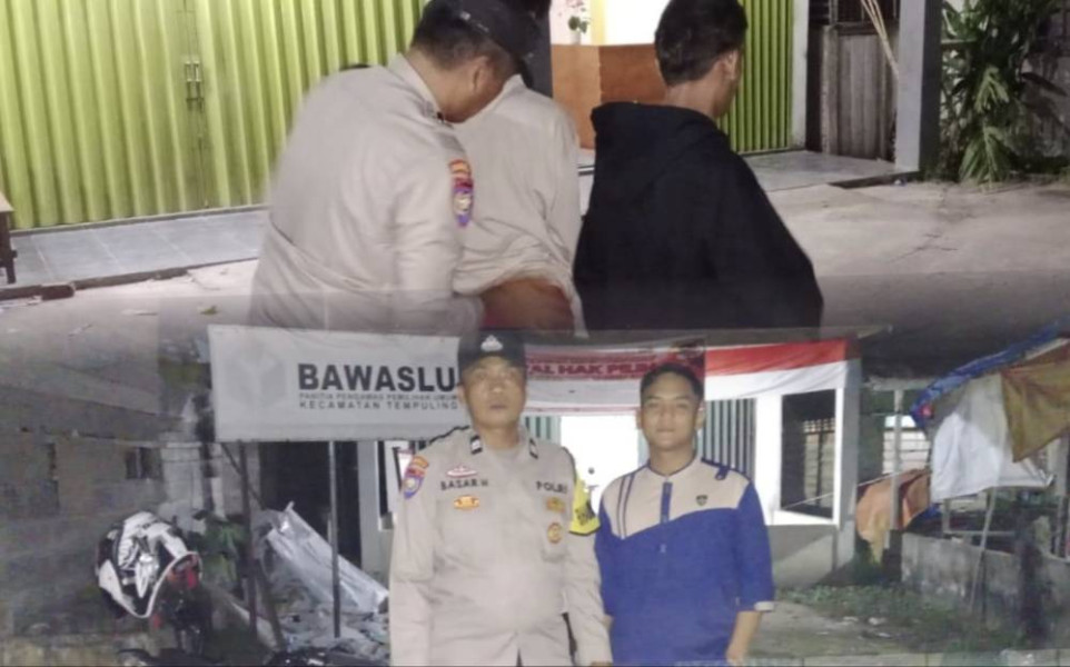 Polsek Tempuling Gelar KRYD Malam di Lokasi Strategis Pasca Pilkada 2024