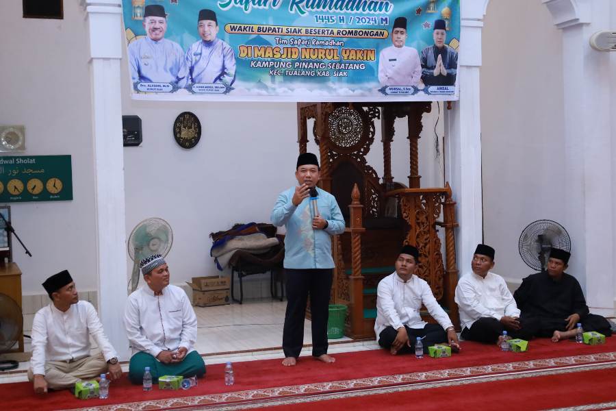 Wabup Siak Minta Aparat Kampung Pastikan Warga Terima Bantuan