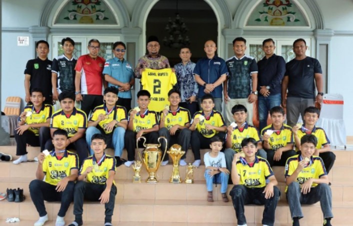 Kepulangan Tim Juara Afkab Siak, Bangga Harumkan Nama Daerah