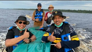 Alfedri Bersama BBKSDA Lakukan Ekspedisi Sungai Rawa 
