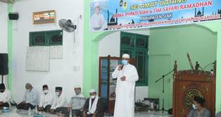 Hadiri Safari Ramadhan di Tualang, ini Pesan Alfedri