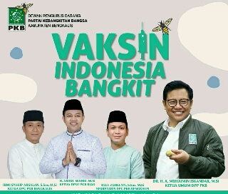 PKB Bengkalis Gelar 'Vaksin Indonesia Bangkit' Tahap Satu Pekan Depan