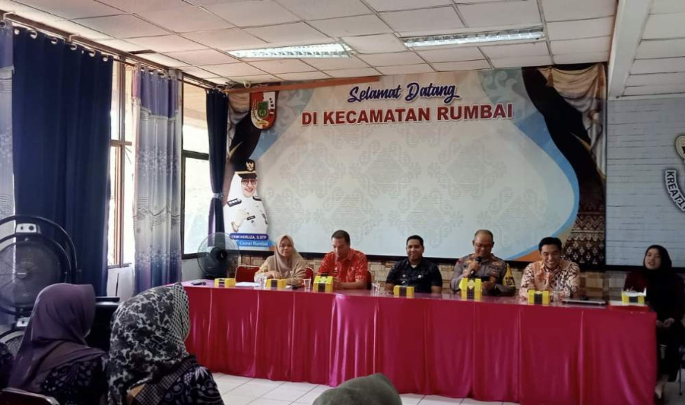 Polsek Rumbai Pesisir Minta Masyarakat Jaga Suasana Kamtibmas Pilkada 2024