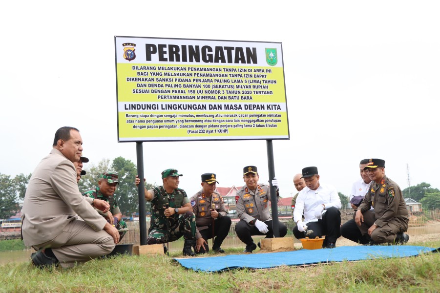 Gubernur dan Kapolda Riau Pimpin Operasi Penertiban PETI di Kuansing