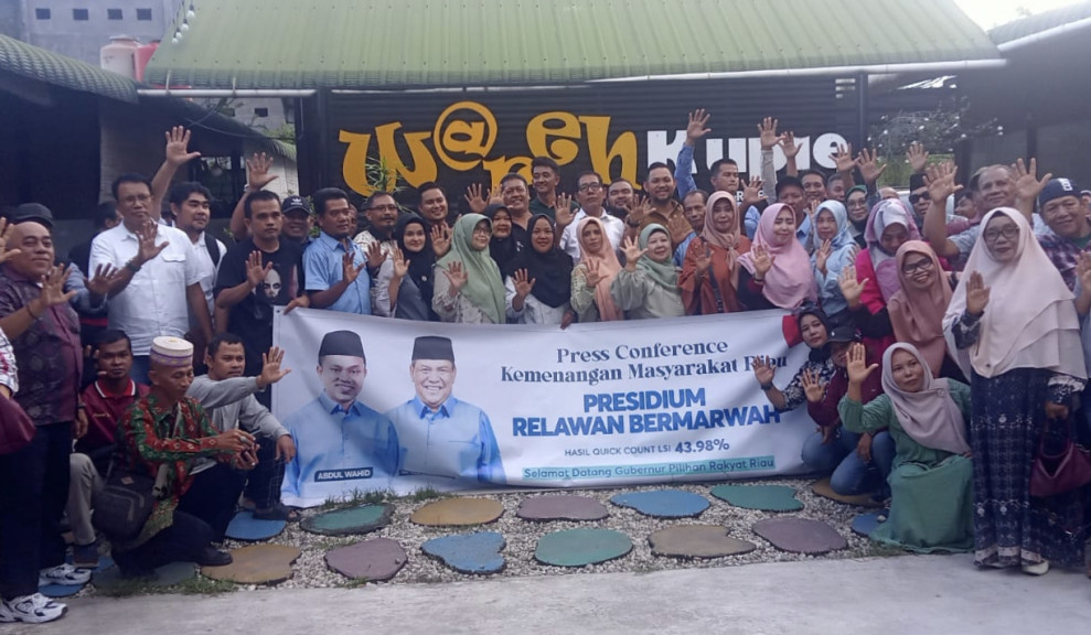 Paslon Abdul Wahid-SF Hariyanto Unggul Quick Count, Relawan Diminta Kawal Proses Rekapitulasi