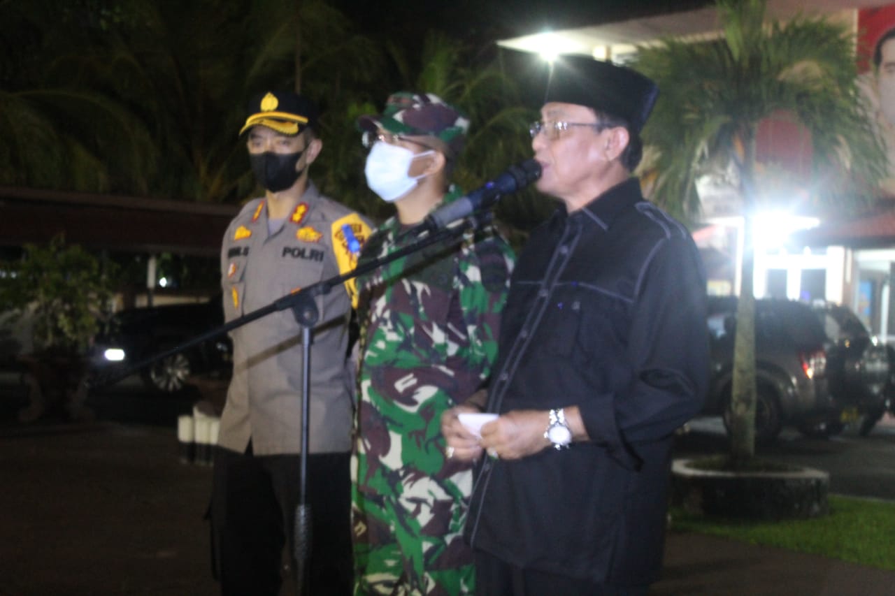 Pengetatan Disiplin Prokes Covid-19, Forkopimda Inhil Terjun Langsung Lakukan Razia